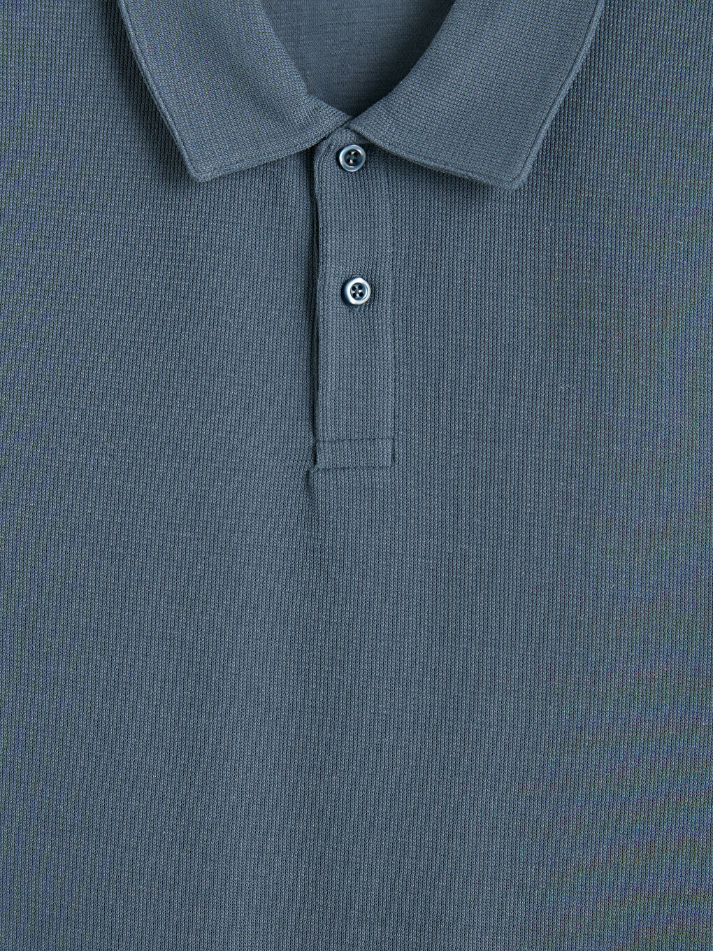 İndigo Polo Yaka Erkek Tişört-2