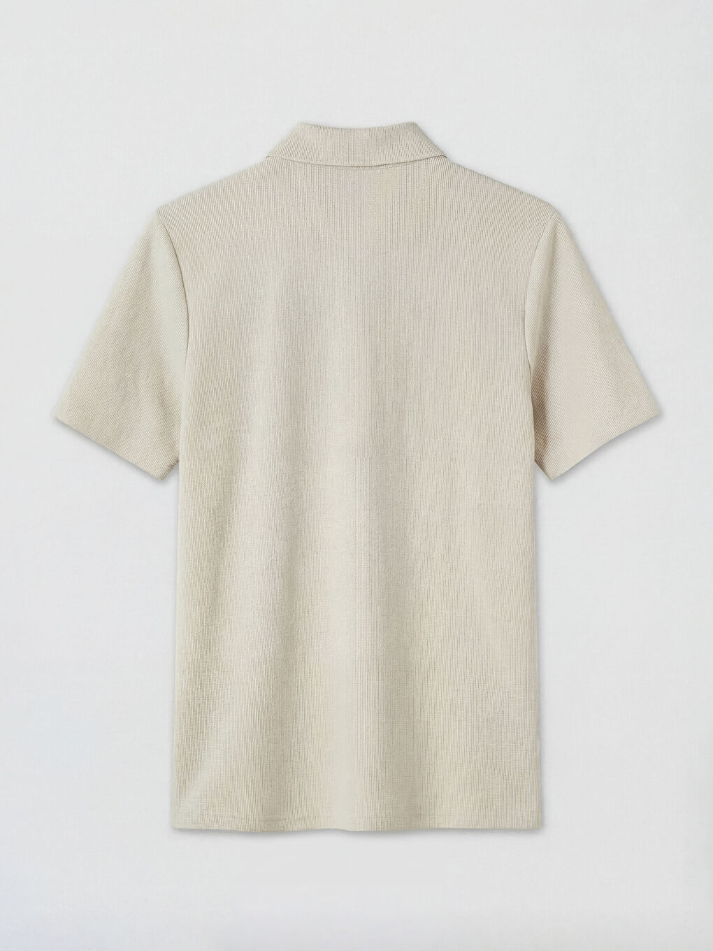 Bej Polo Yaka Erkek Tişört-1