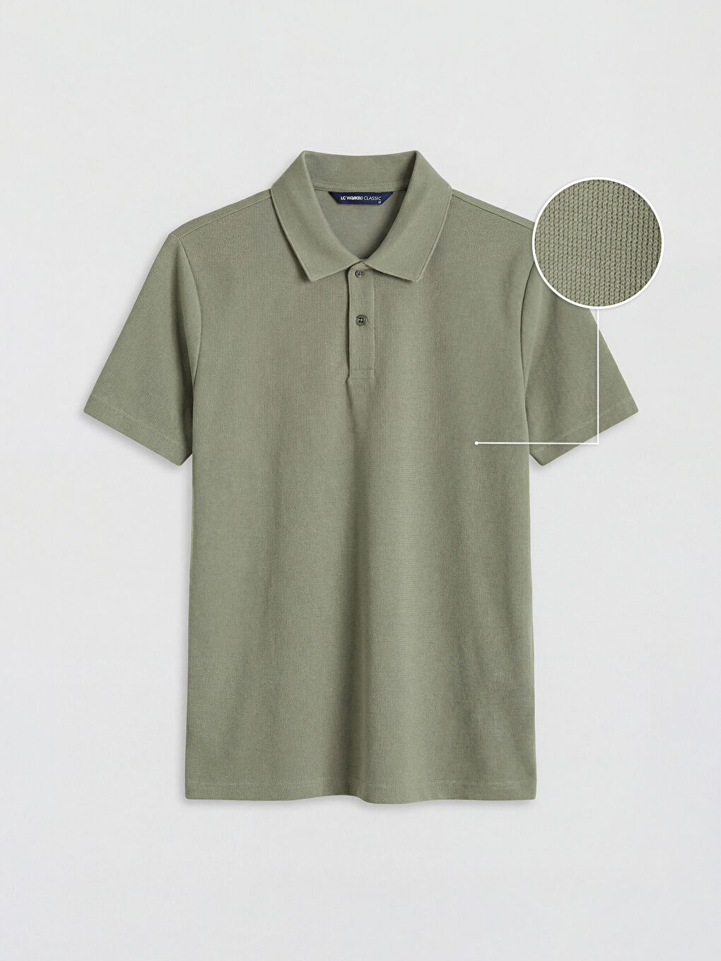 Yeşil Polo Yaka Erkek Tişört