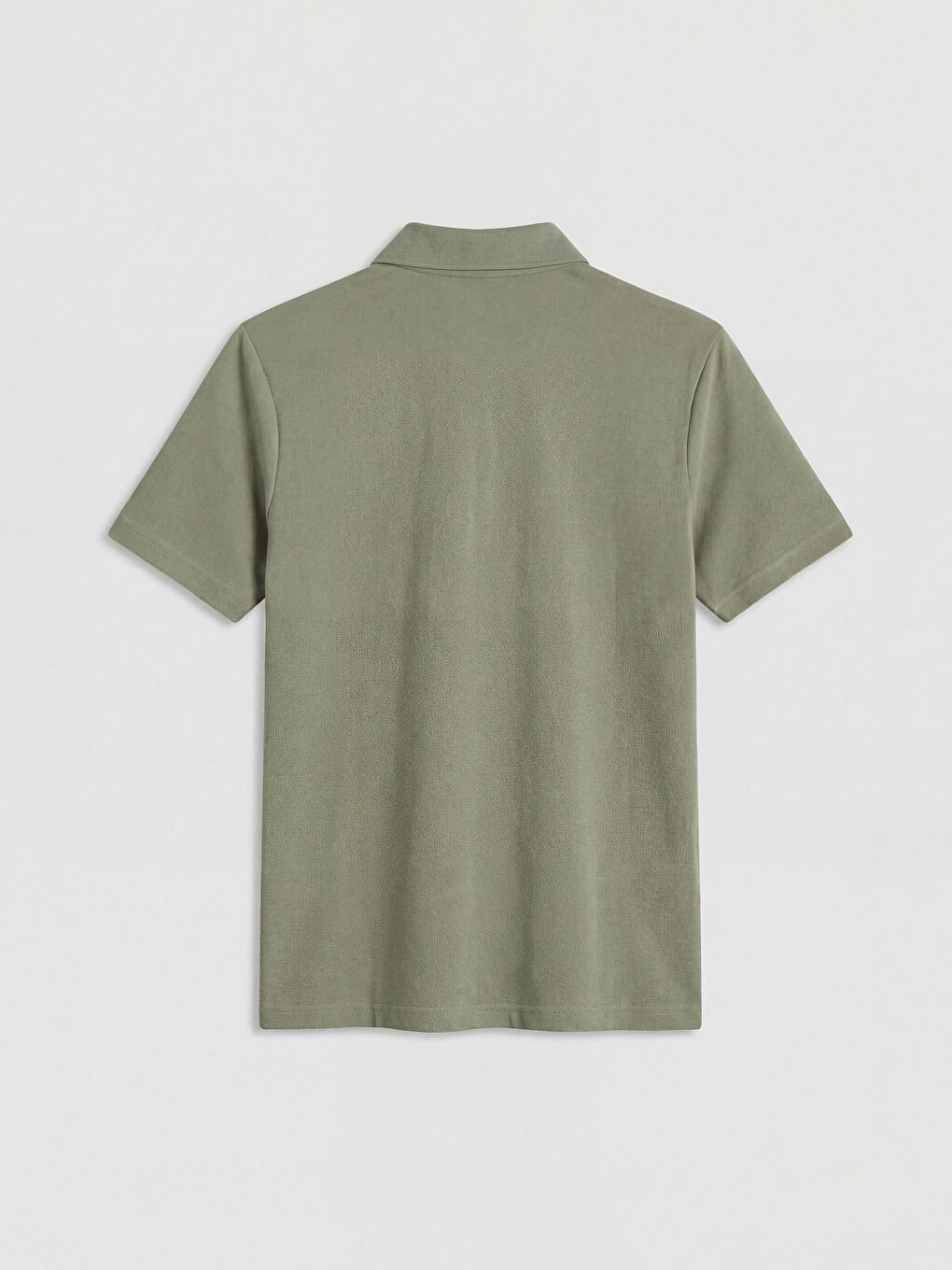 Yeşil Polo Yaka Erkek Tişört-1