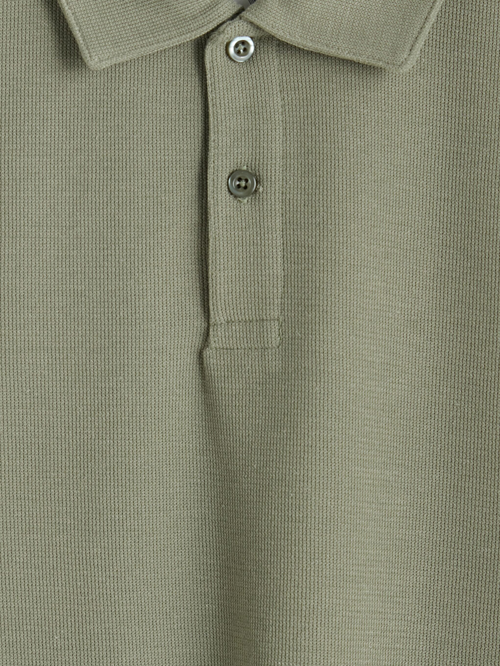 Yeşil Polo Yaka Erkek Tişört-2