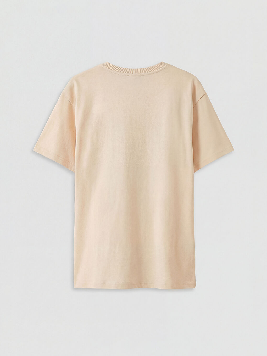 Bej Bisiklet Yaka Spider-Man Baskılı Erkek Çocuk Tişört-1