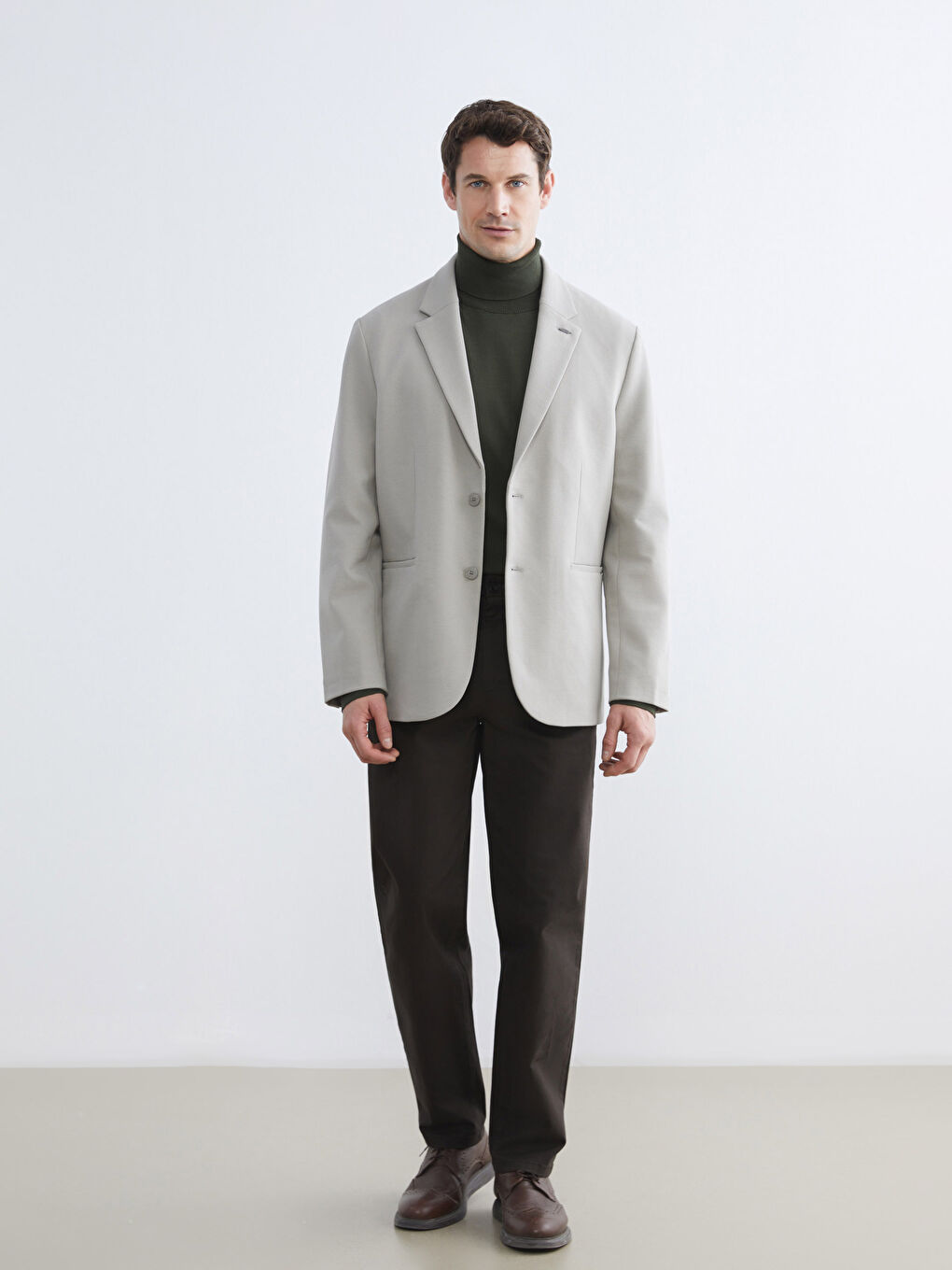 Ерлер сұр Блейзер-1