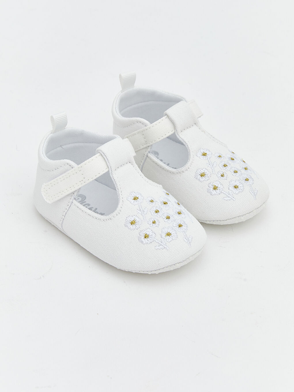 أحذية ما قبل المشي أبيض طفلة