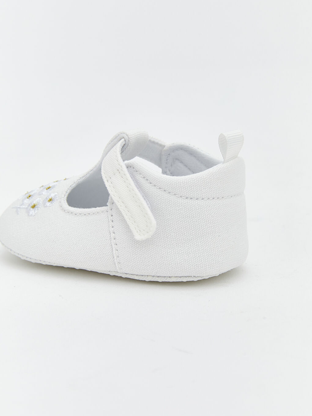 أحذية ما قبل المشي أبيض طفلة-4
