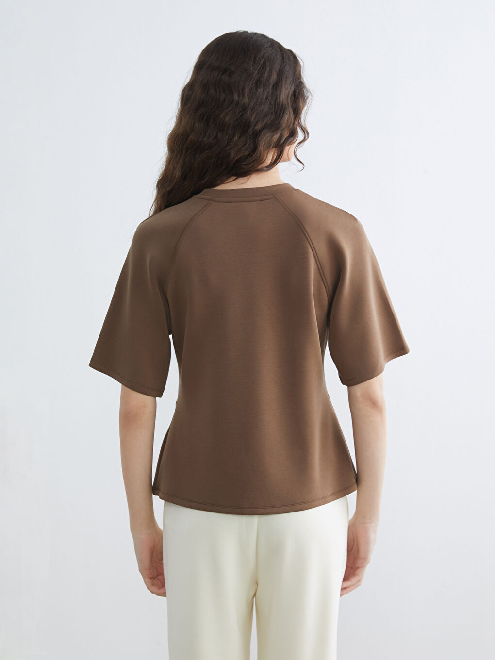 Әйелдер қоңыр Футболка-3