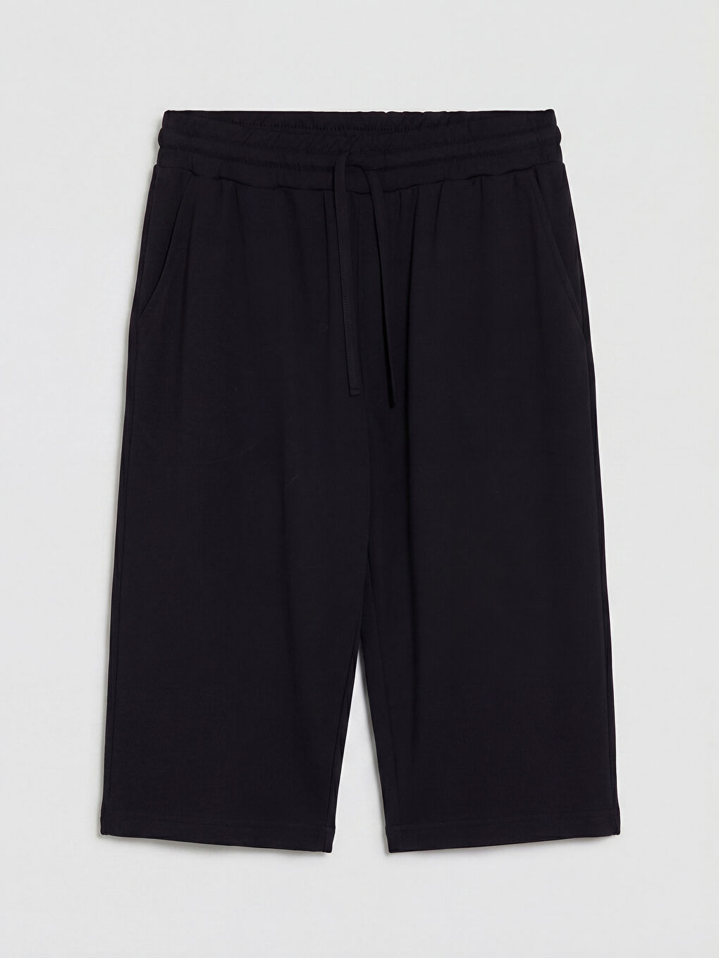 Siyah Regular Fit Erkek Şort