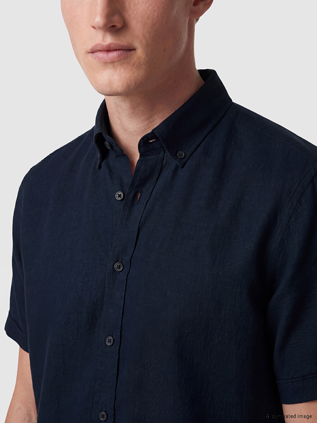 Regular Fit Dobby Men's Shirt-2