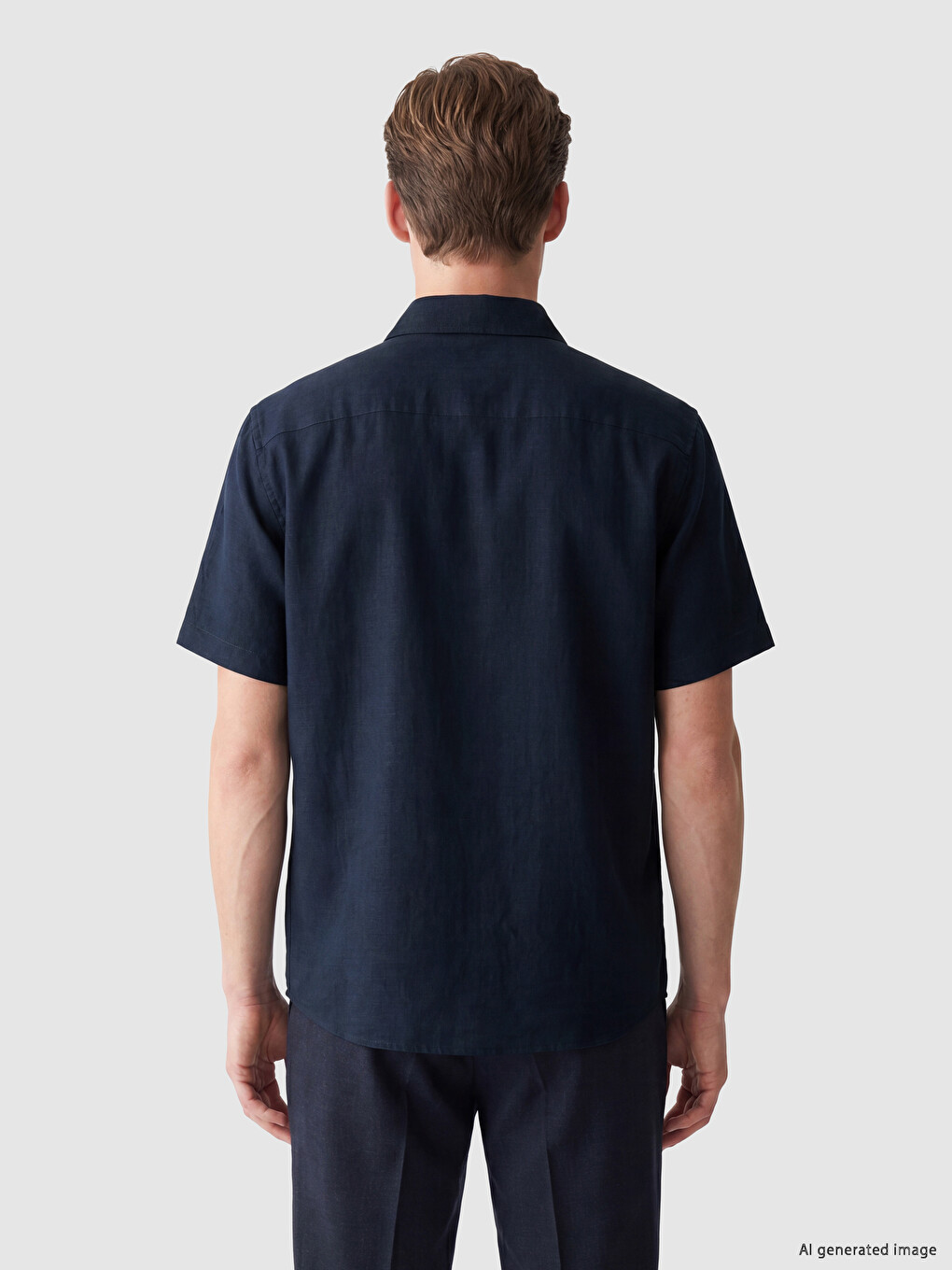 Regular Fit Dobby Men's Shirt-3