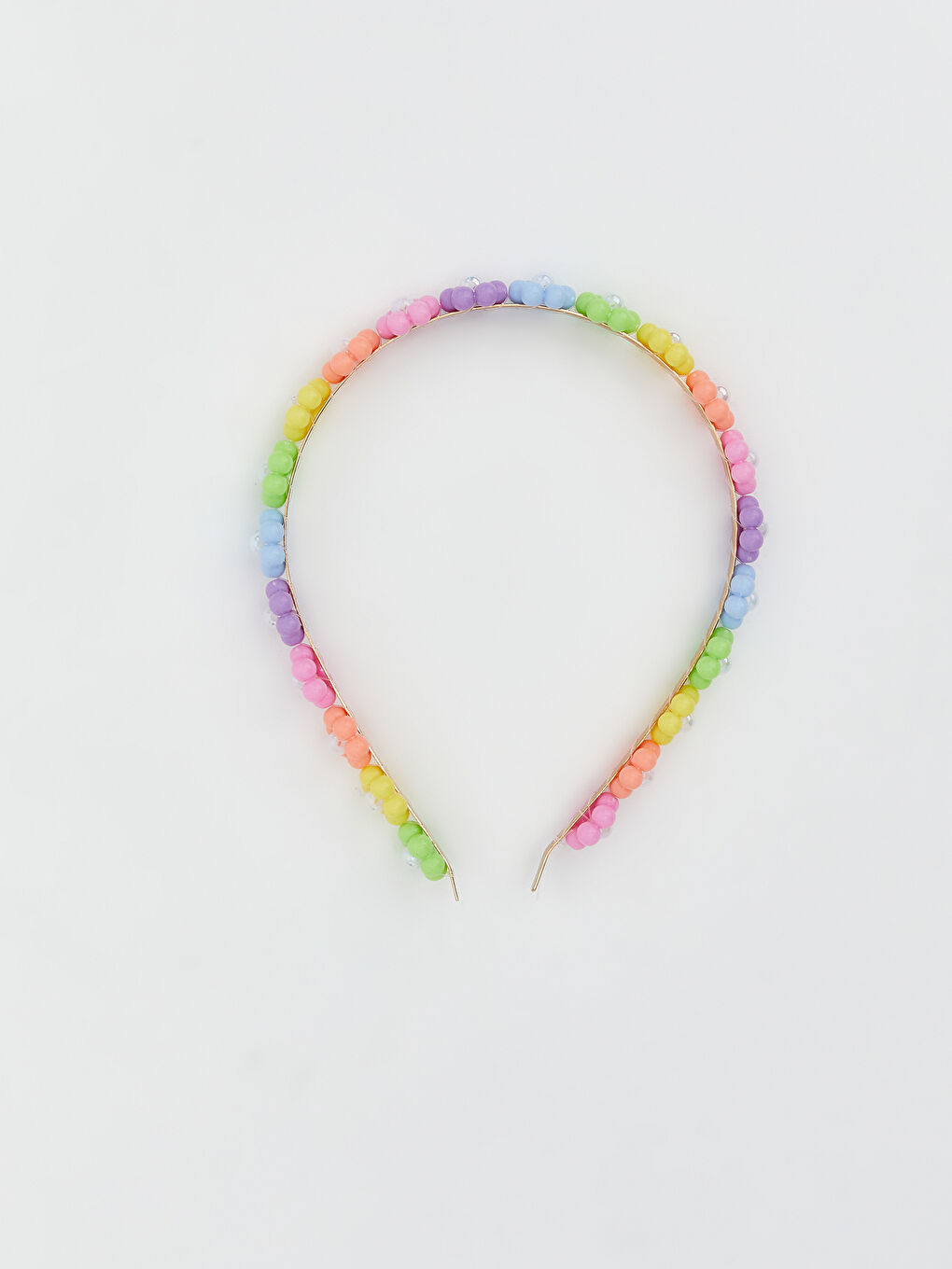 Karışık Çiçek Figürlü Kız Çocuk Taç