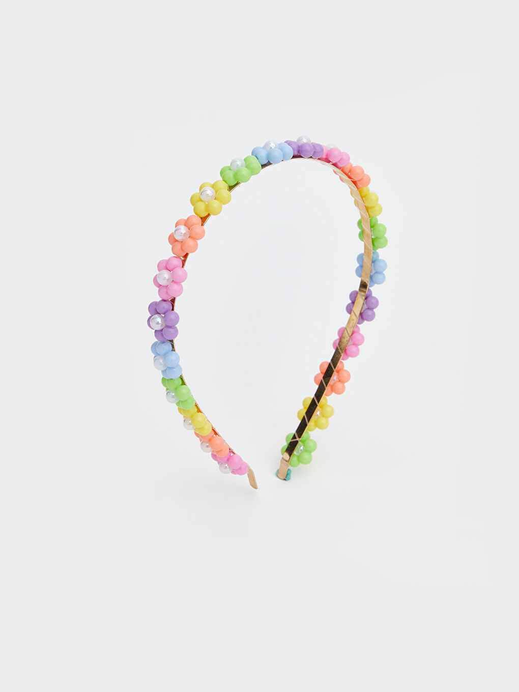 Karışık Çiçek Figürlü Kız Çocuk Taç-1