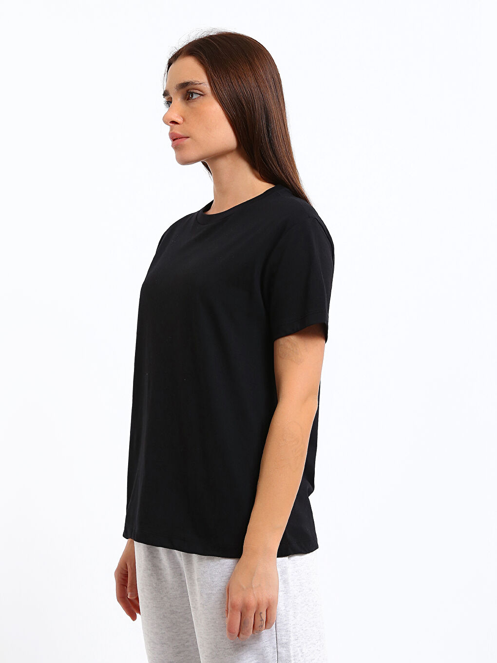 Crew Neck Women's T-Shirt-3