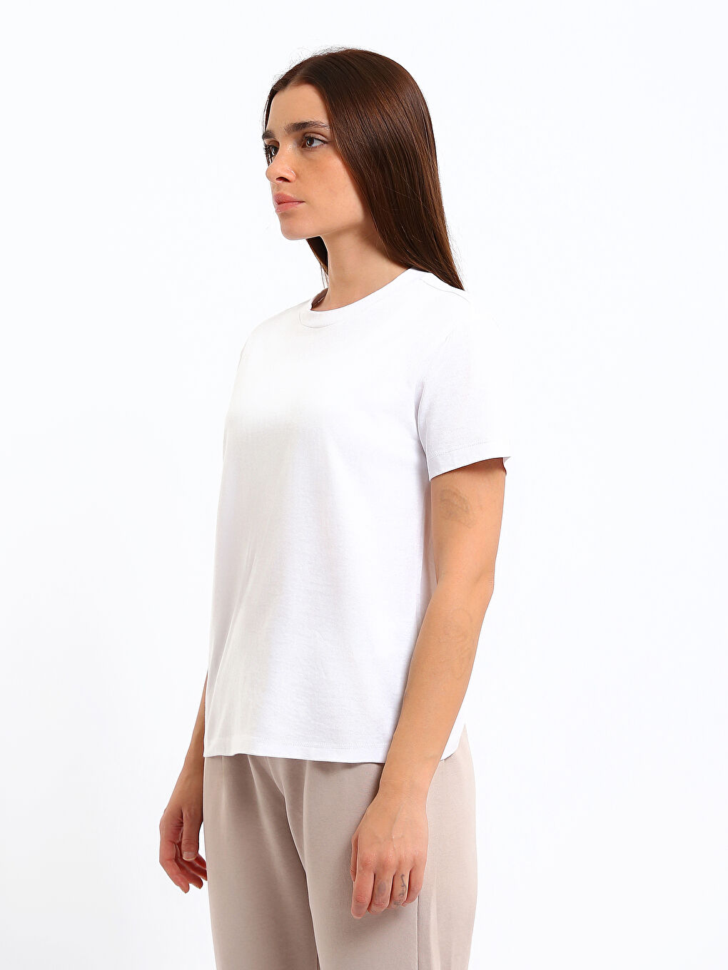 Crew Neck Women's T-Shirt-3