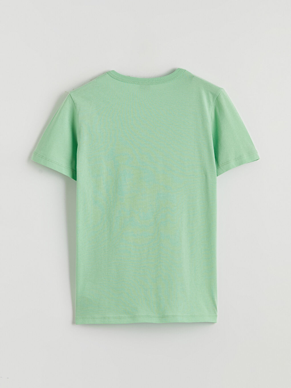 Yeşil Bisiklet Yaka Baskılı Erkek Çocuk Tişört-2