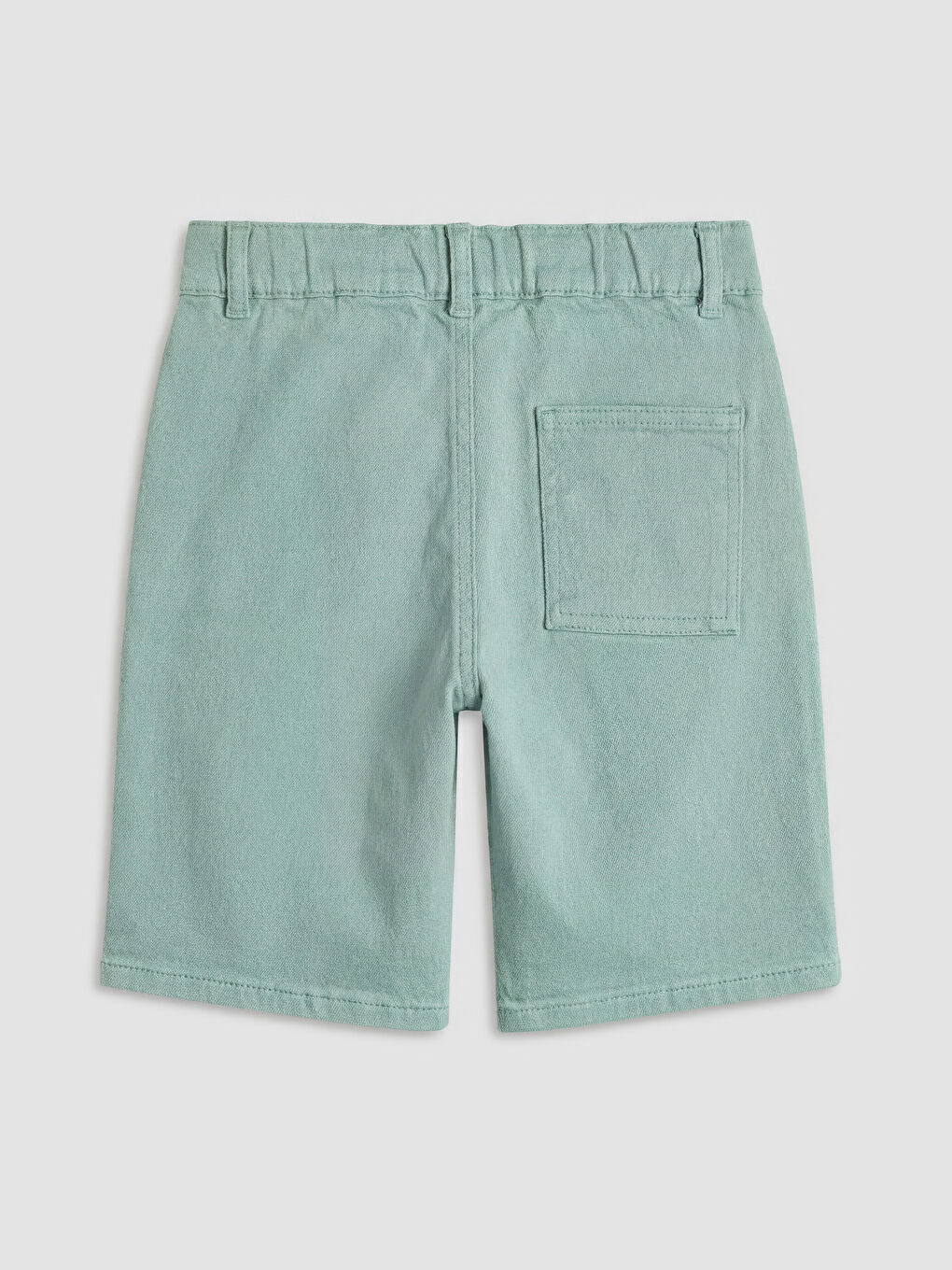 Yeşil Regular Fit Erkek Çocuk Jean Şort-1