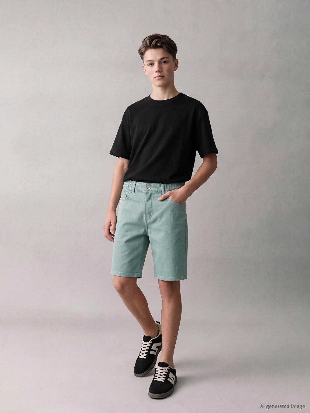 Regular Fit Boys' Jean Shorts