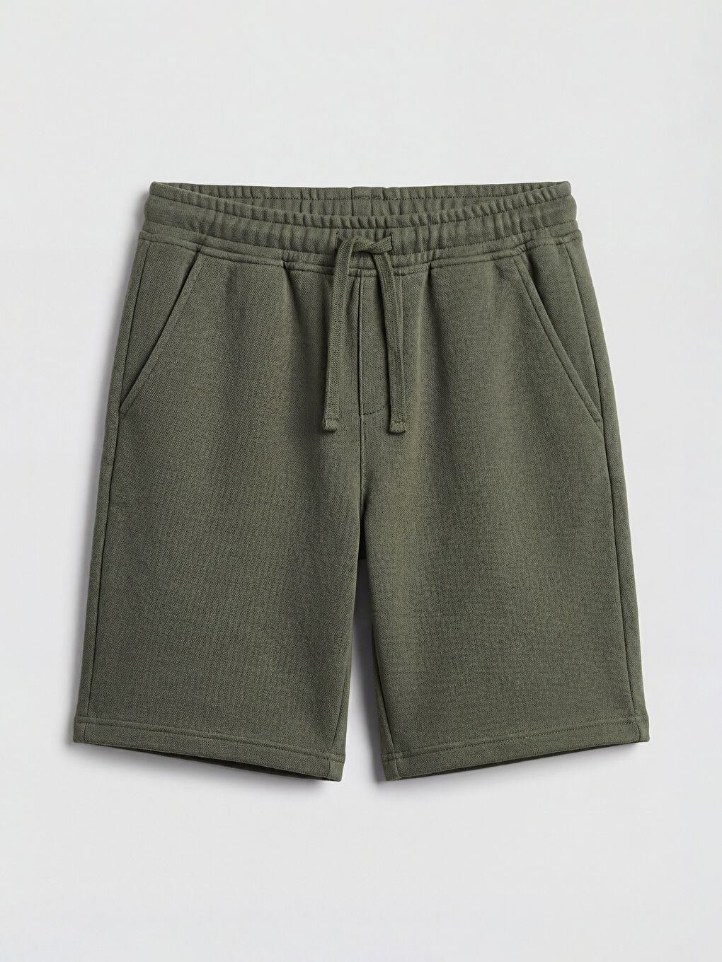 Haki Beli Lastikli Erkek Çocuk Şort