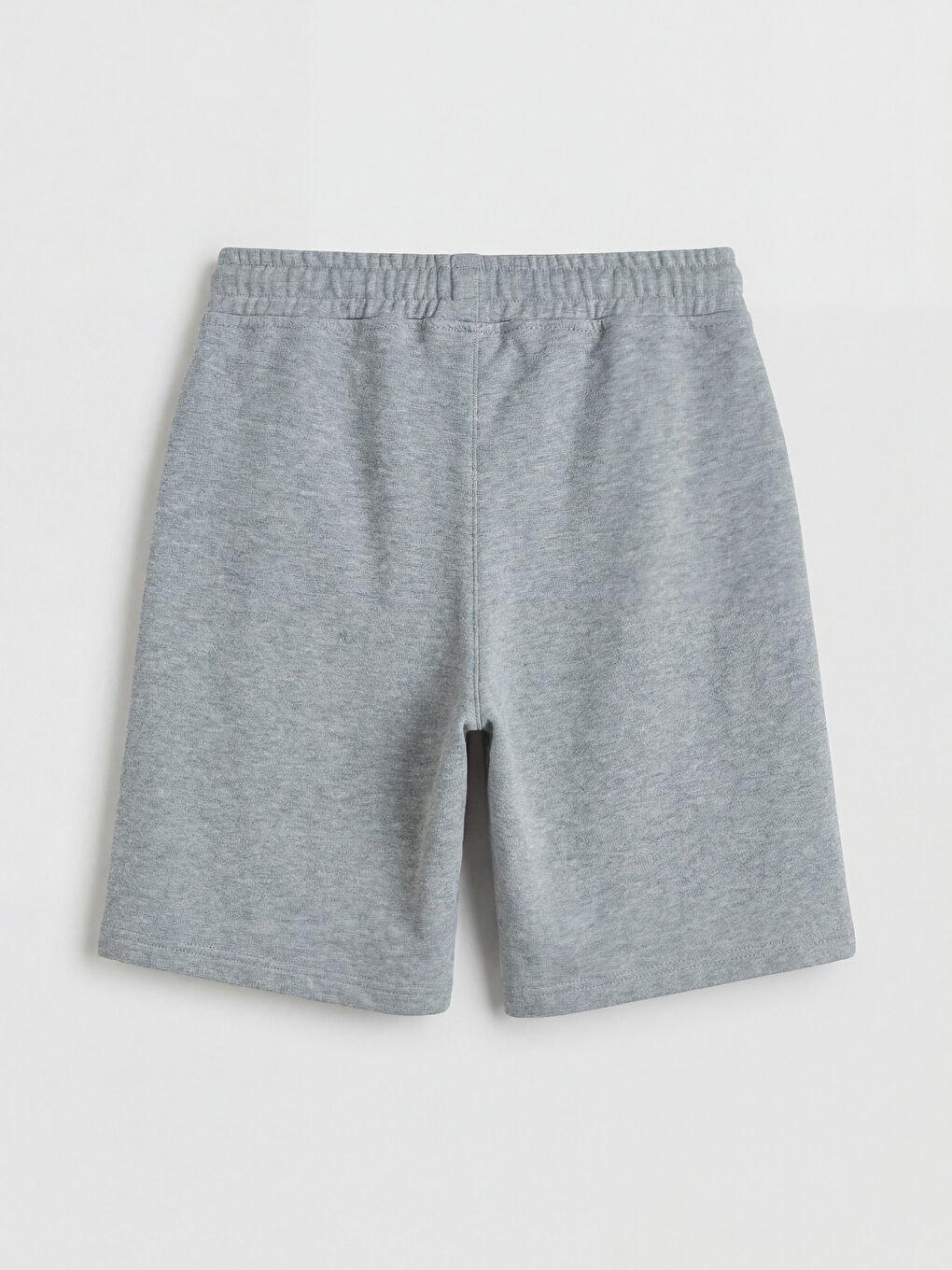 Gri Beli Lastikli Erkek Çocuk Şort-1
