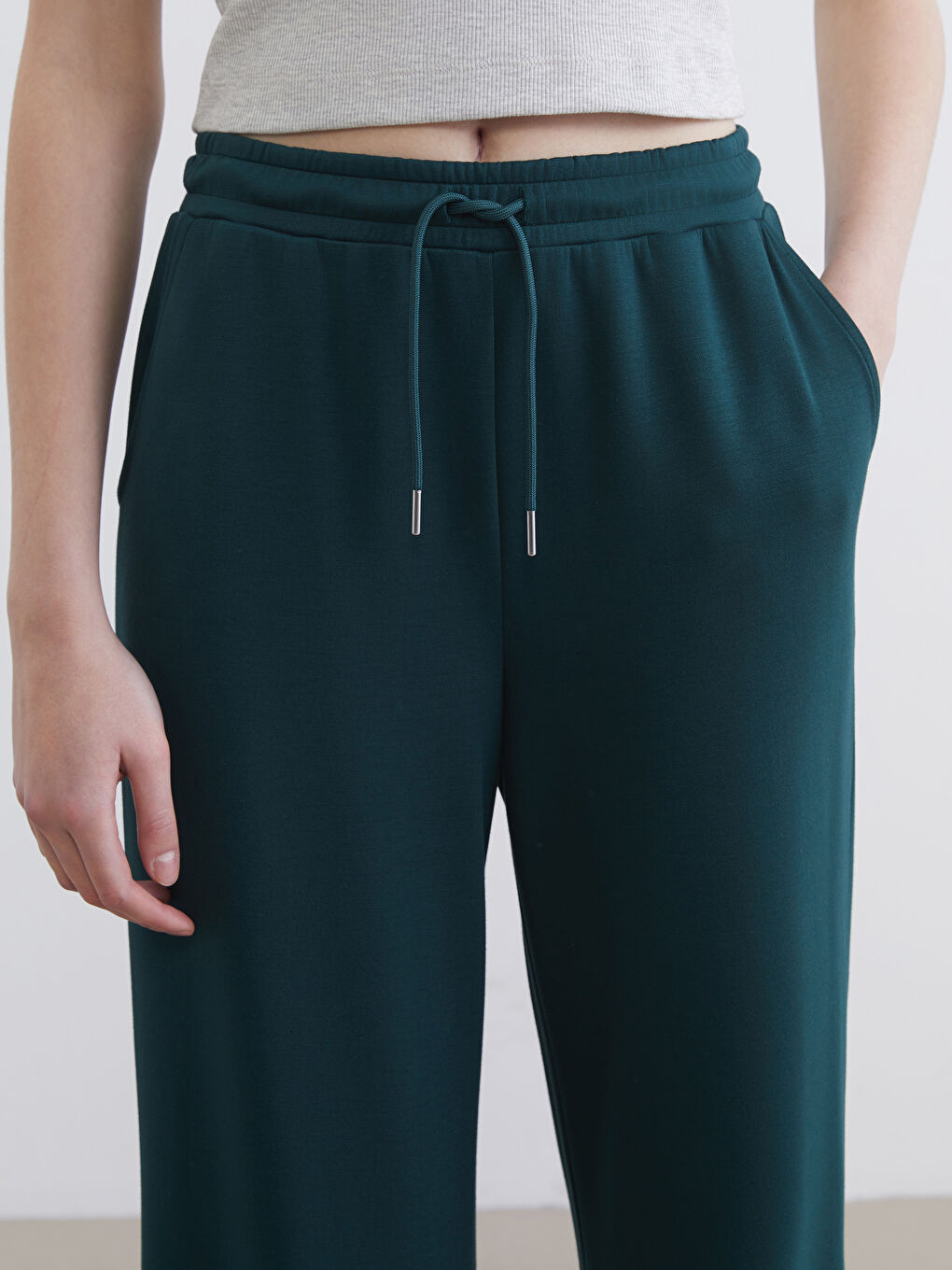 Women's Straight Wide Leg Sweatpants-2