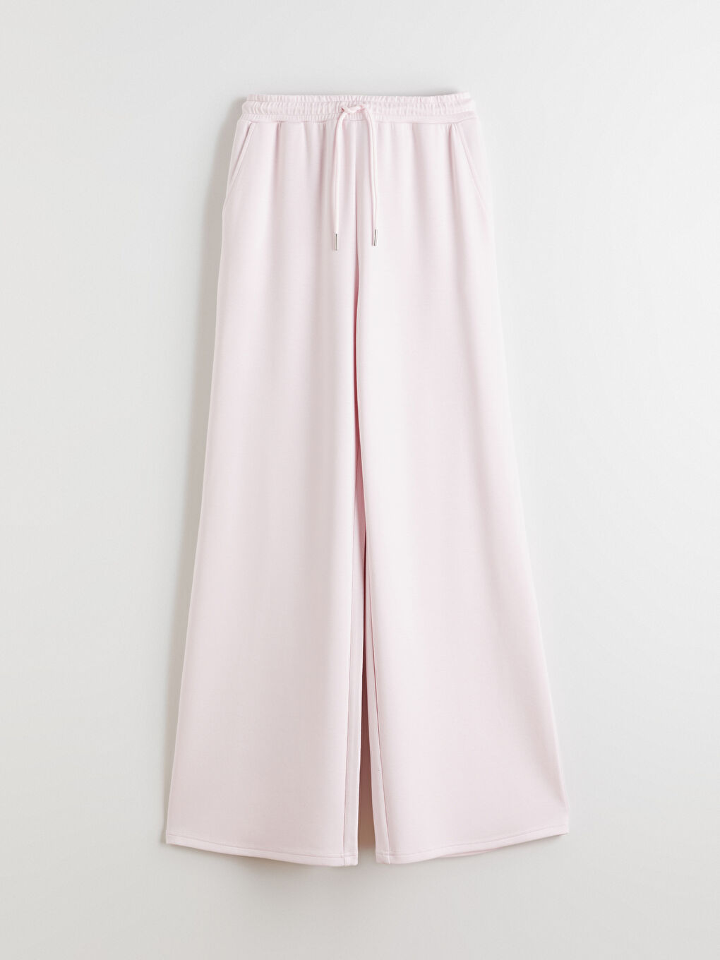 Damen Gerade Weite Bein Jogginghose-4