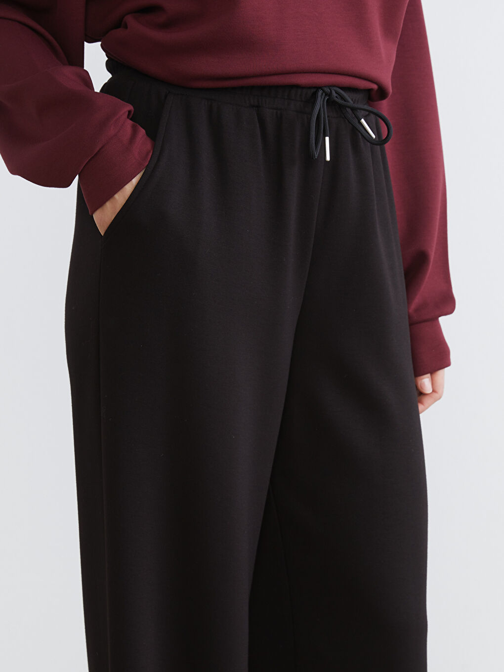 Women's Straight Wide Leg Sweatpants-2