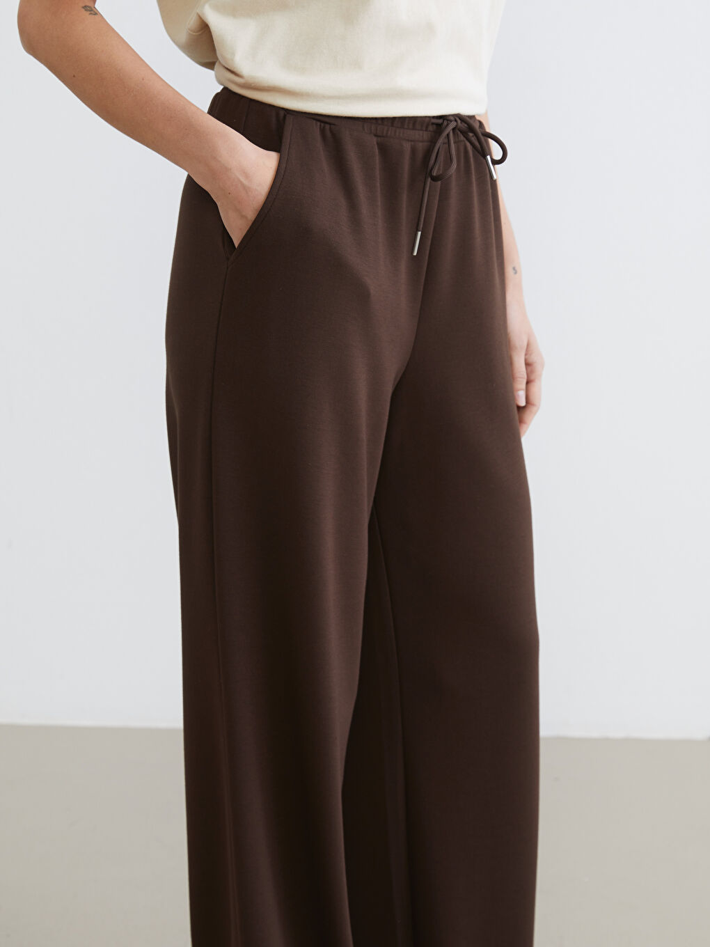 Women's Straight Wide Leg Sweatpants-2