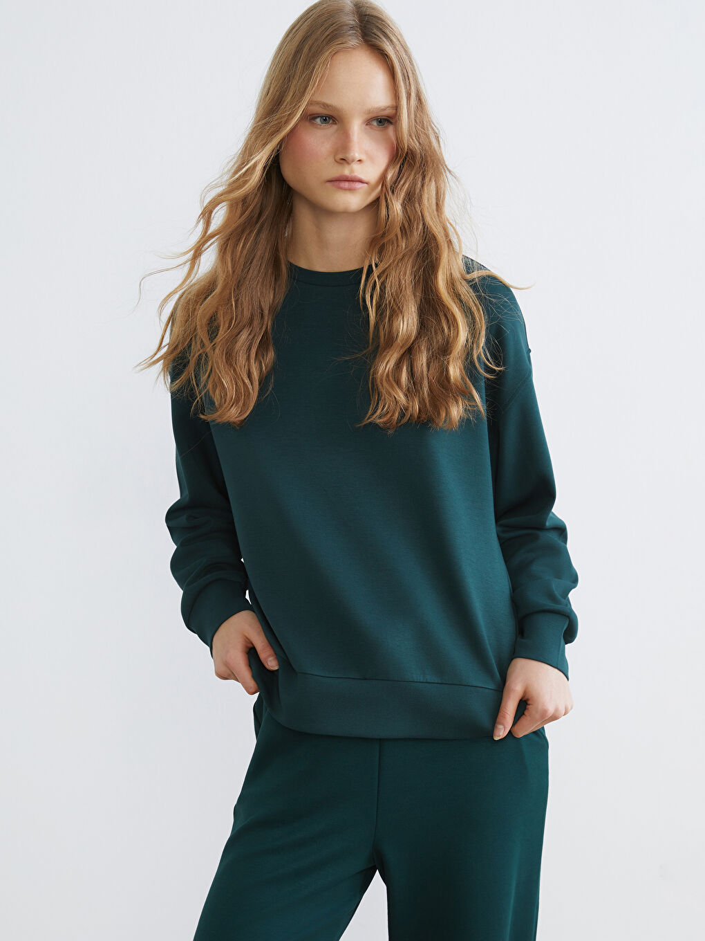 Sweat-shirt VERT Femme
