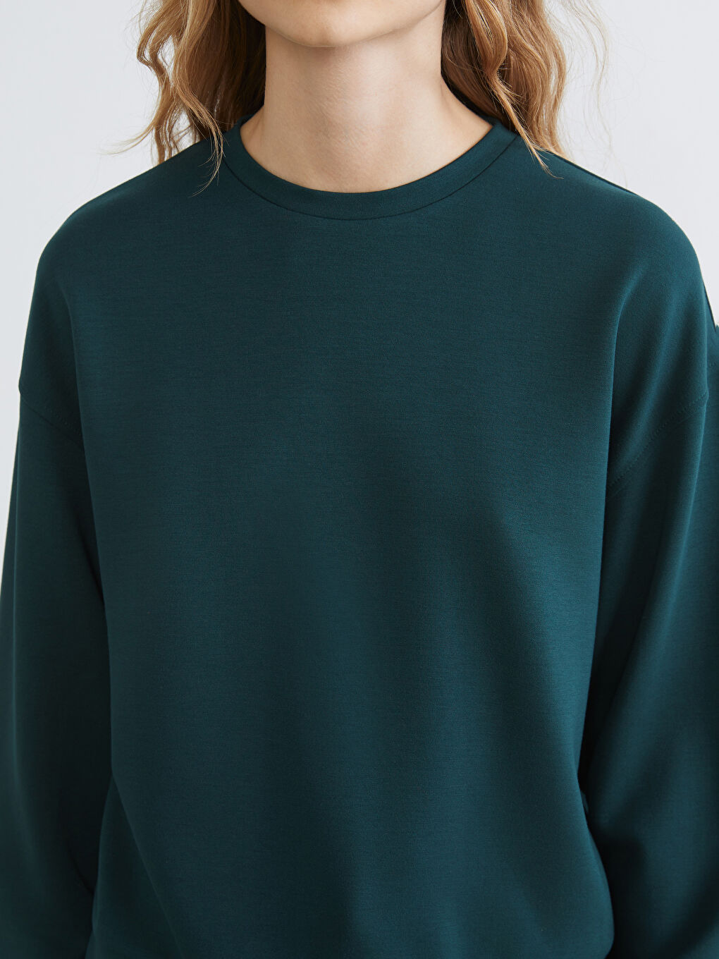 Sweat-shirt VERT Femme-2