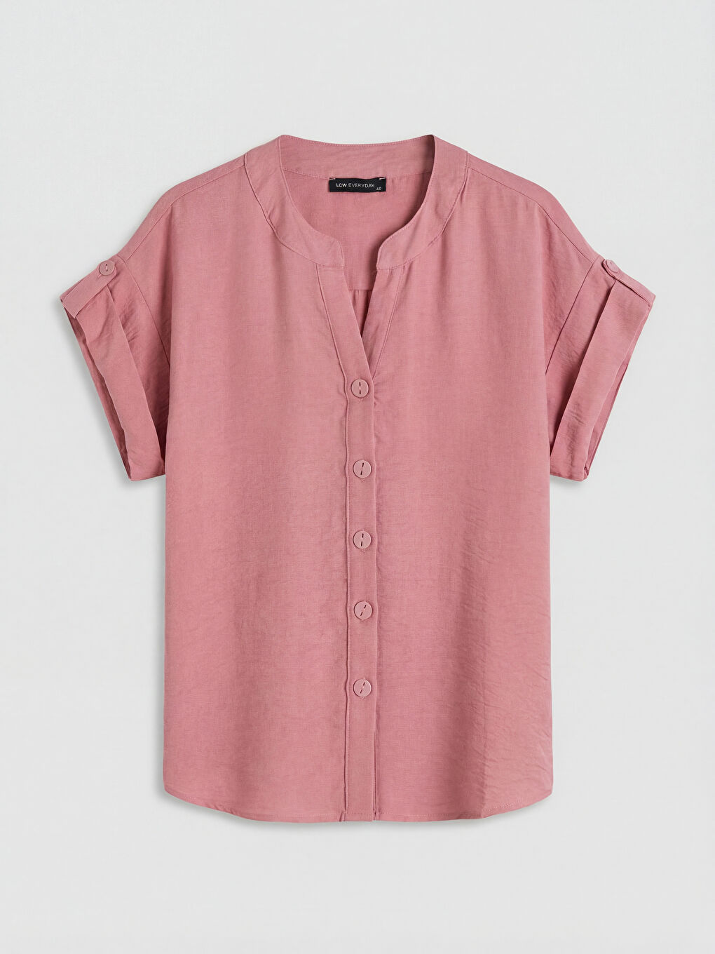 قميص نسائي بياقة بشق-4