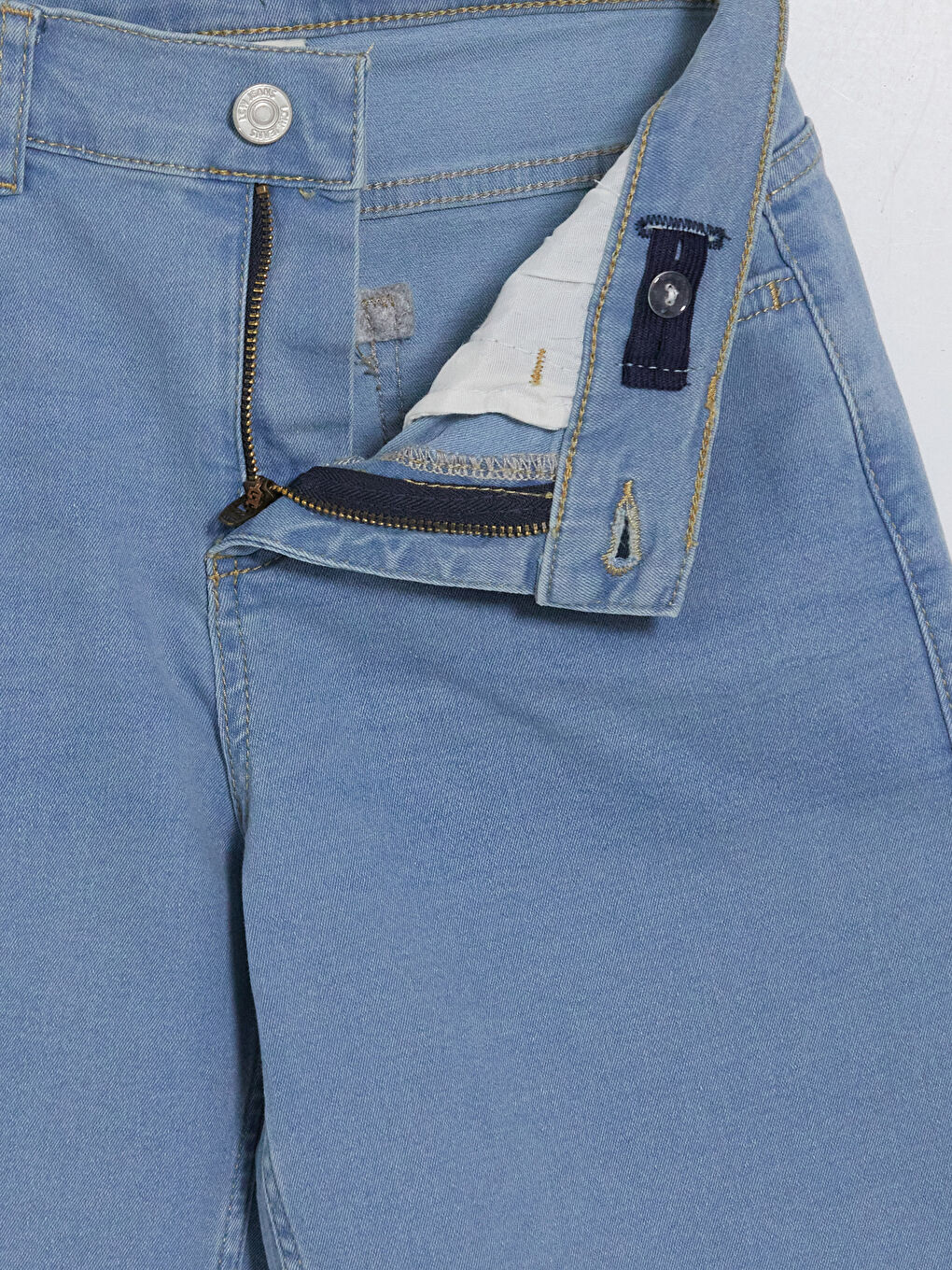 İndigo Erkek Çocuk Jean Şort-3