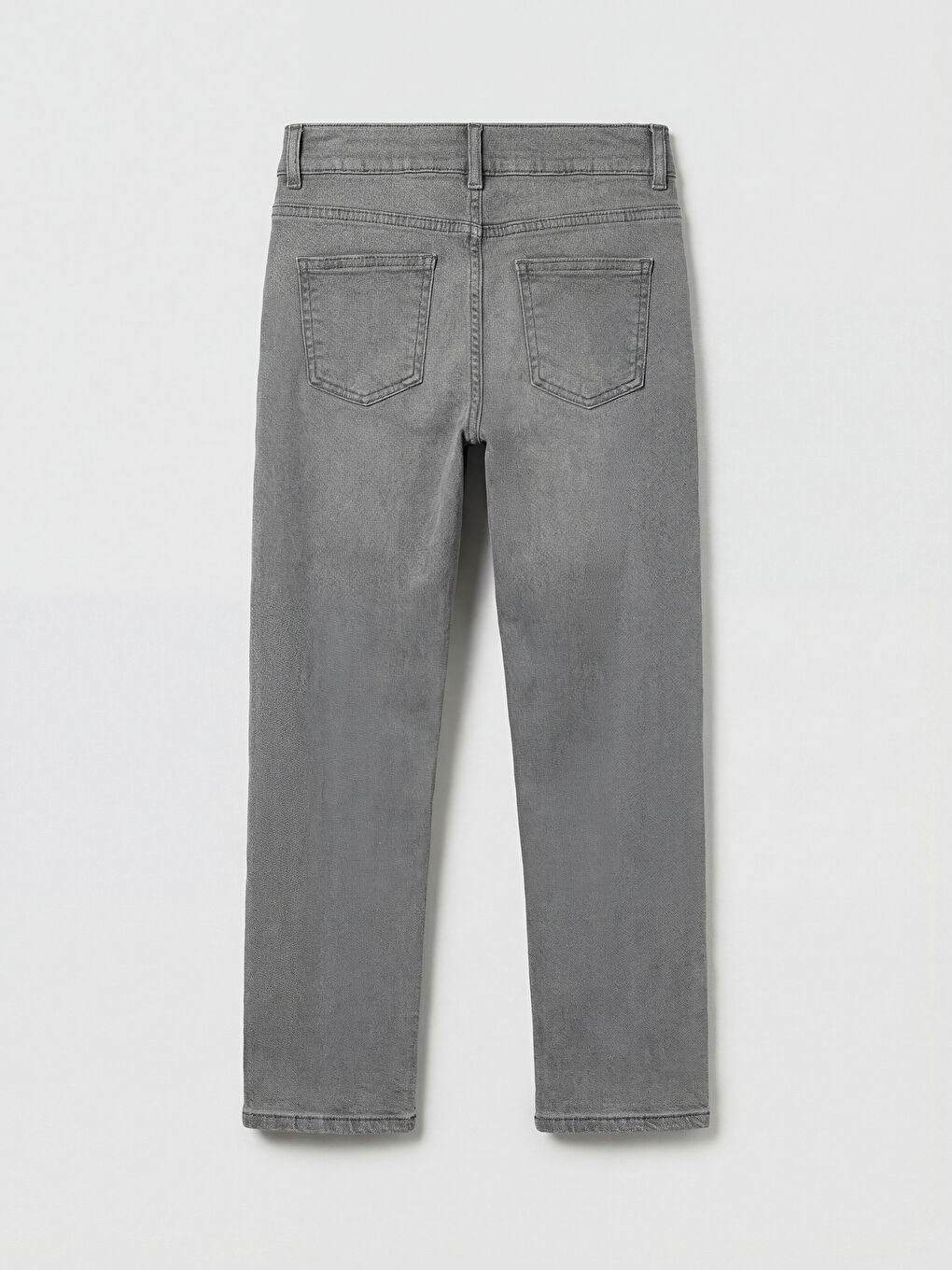 Gri Slim Fit Erkek Çocuk Jean Pantolon-1