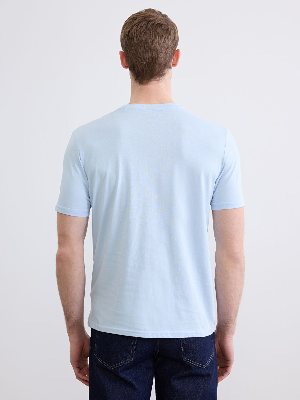 Crew Neck Printed Jersey Man T-Shirt	
-3