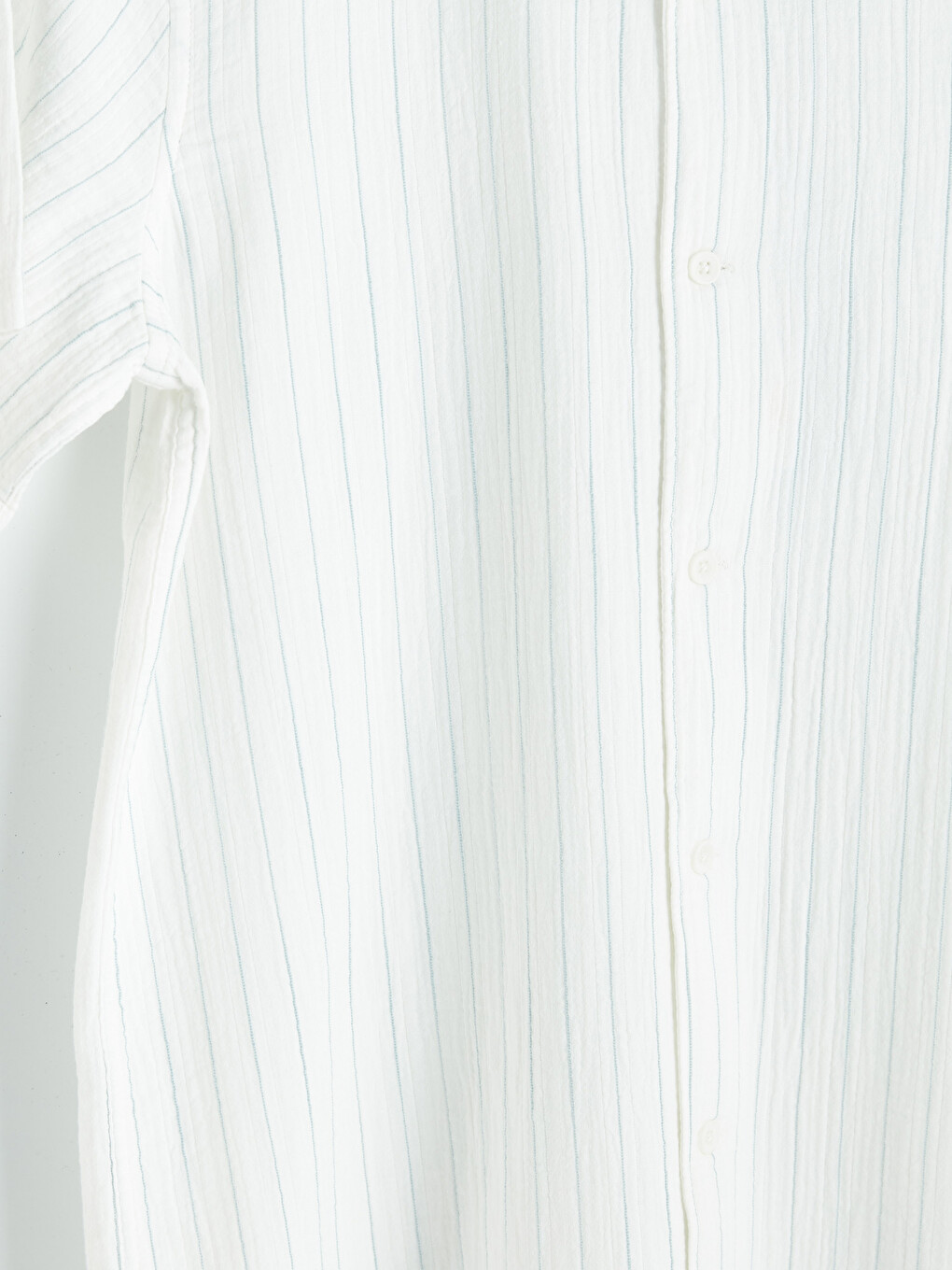 Regular Fit Striped Muslin Men's Shirt-4
