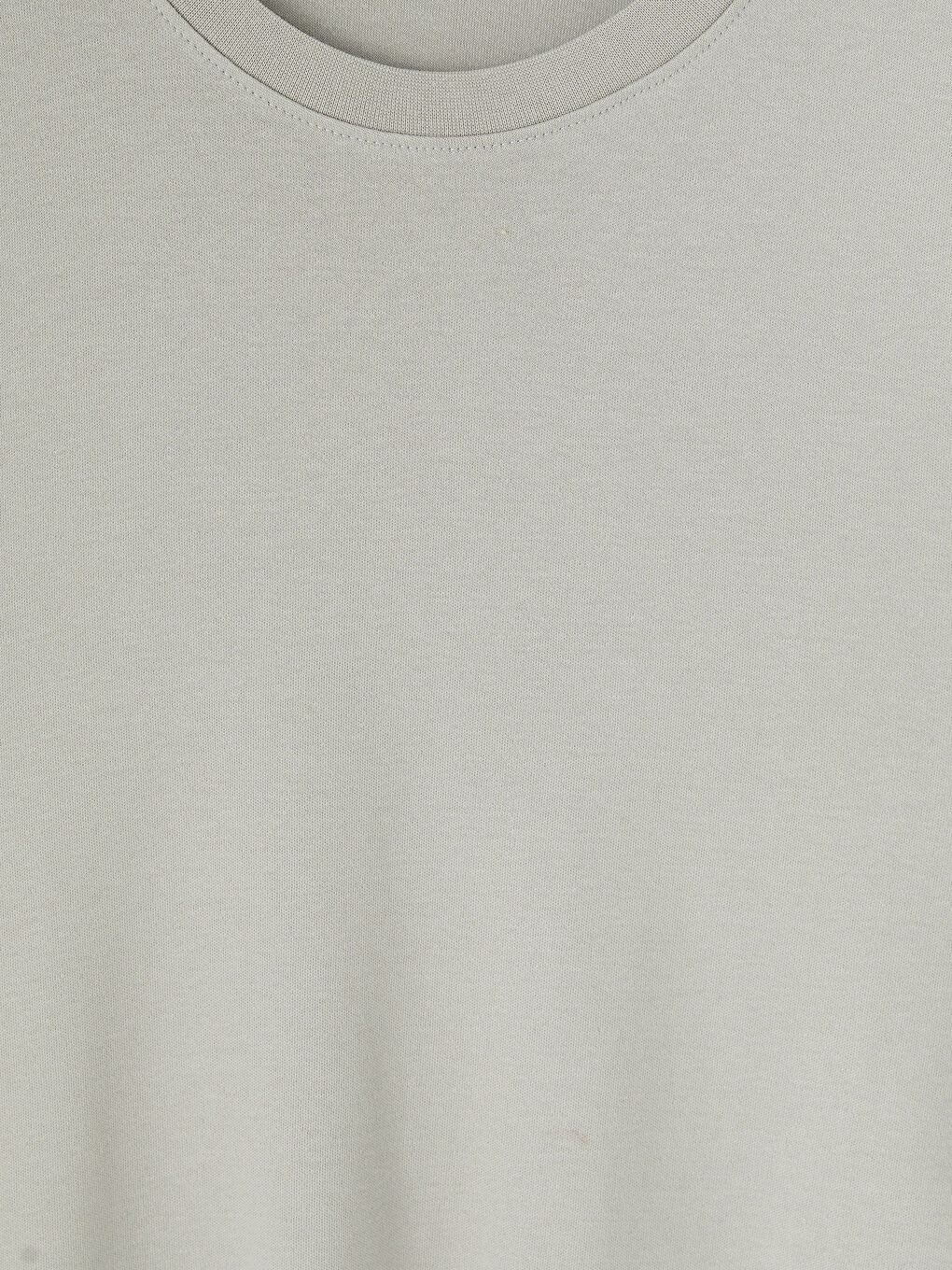 Gri Relax Fit %100 Pamuk Basic Erkek Tişört-6