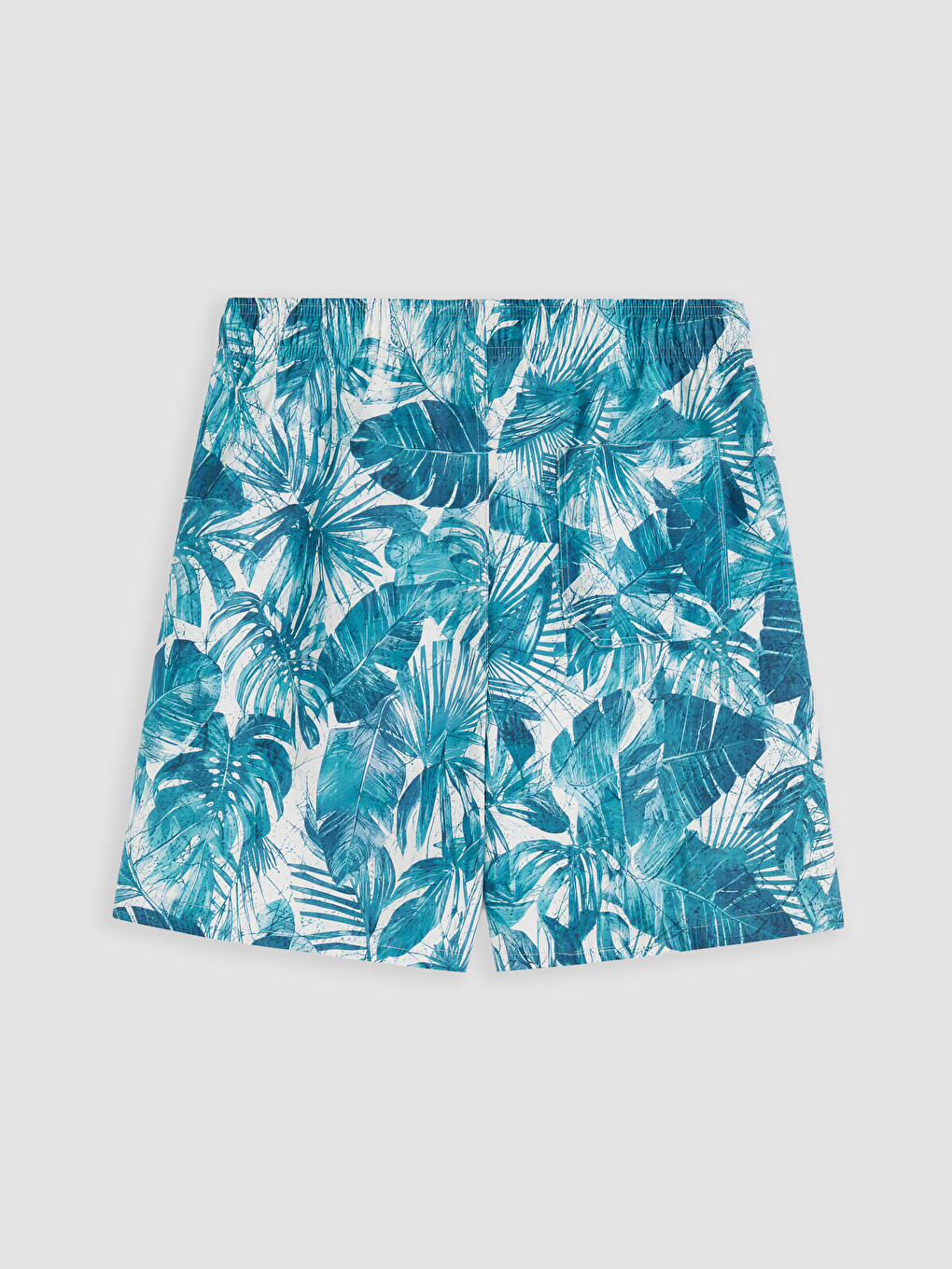 Short Length Patterned Men's Sea Shorts-6