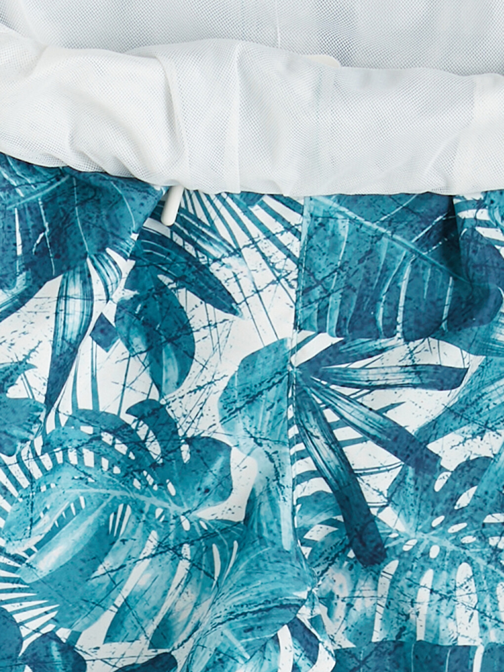 Short Length Patterned Men's Sea Shorts-7