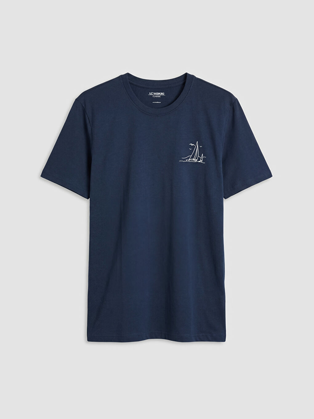 Crew Neck Printed Men's T-Shirt-3