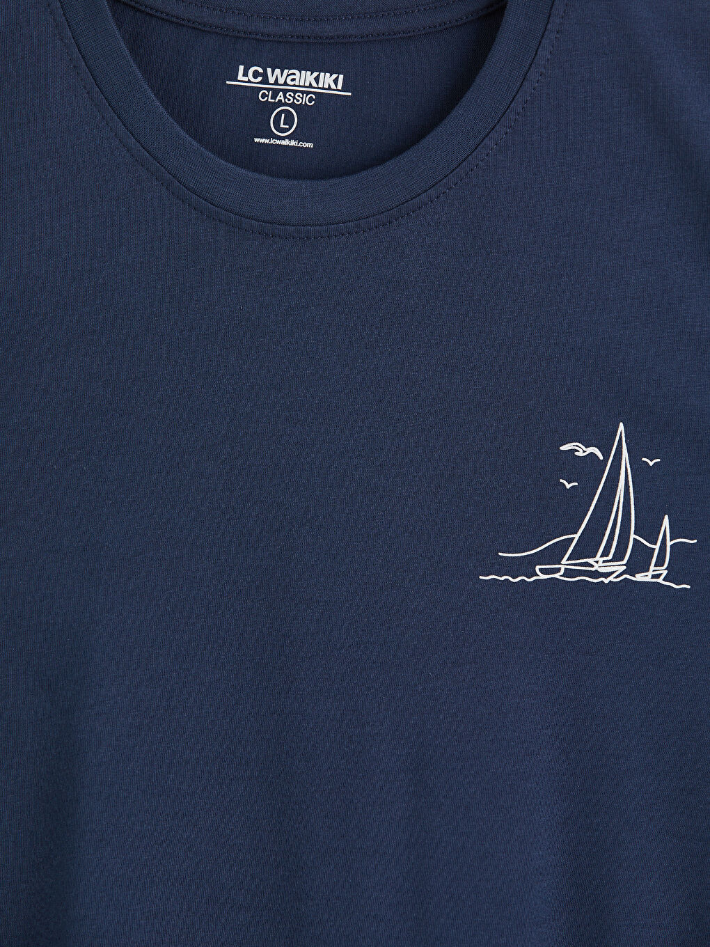 Crew Neck Printed Men's T-Shirt-5