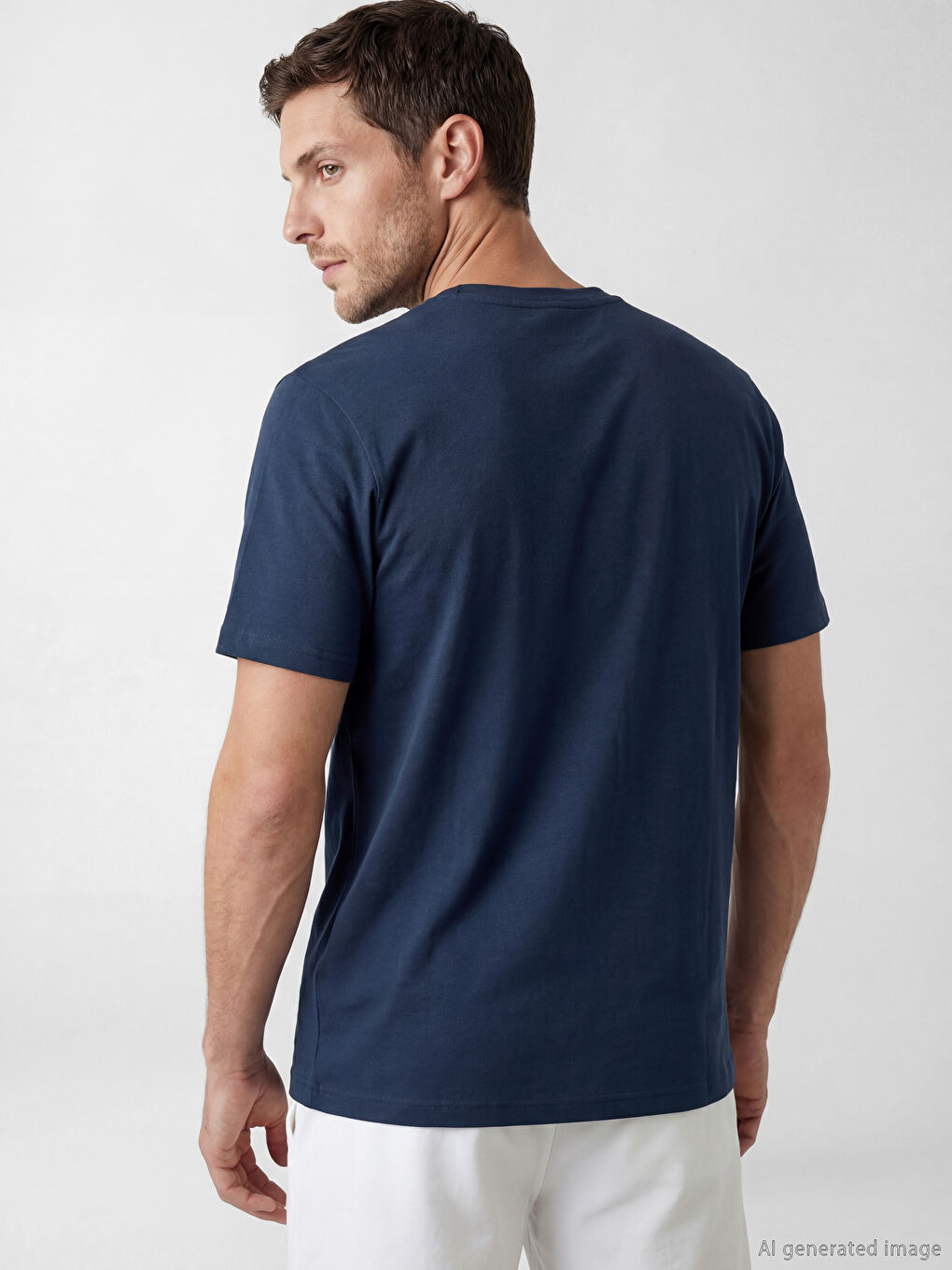 Crew Neck Printed Men's T-Shirt-2