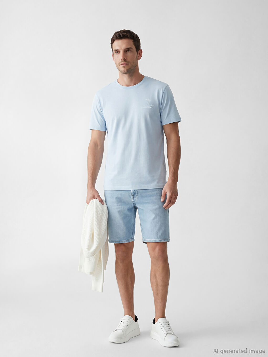 Crew Neck Printed Men's T-Shirt-1