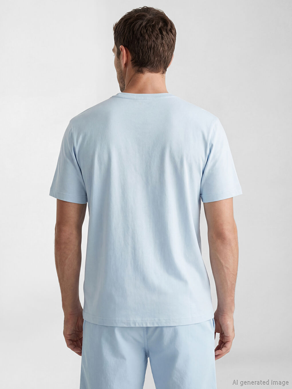 Crew Neck Printed Men's T-Shirt-2