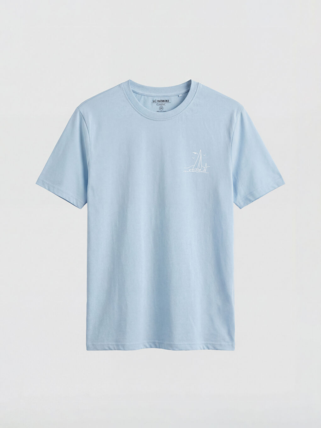 Crew Neck Printed Men's T-Shirt-3