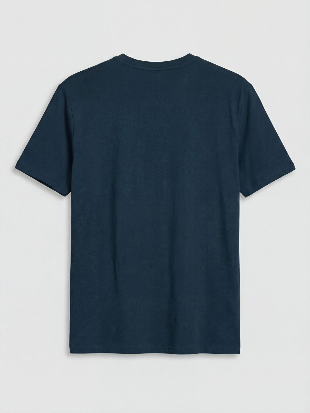 تي شيرت أزرق رجال-1