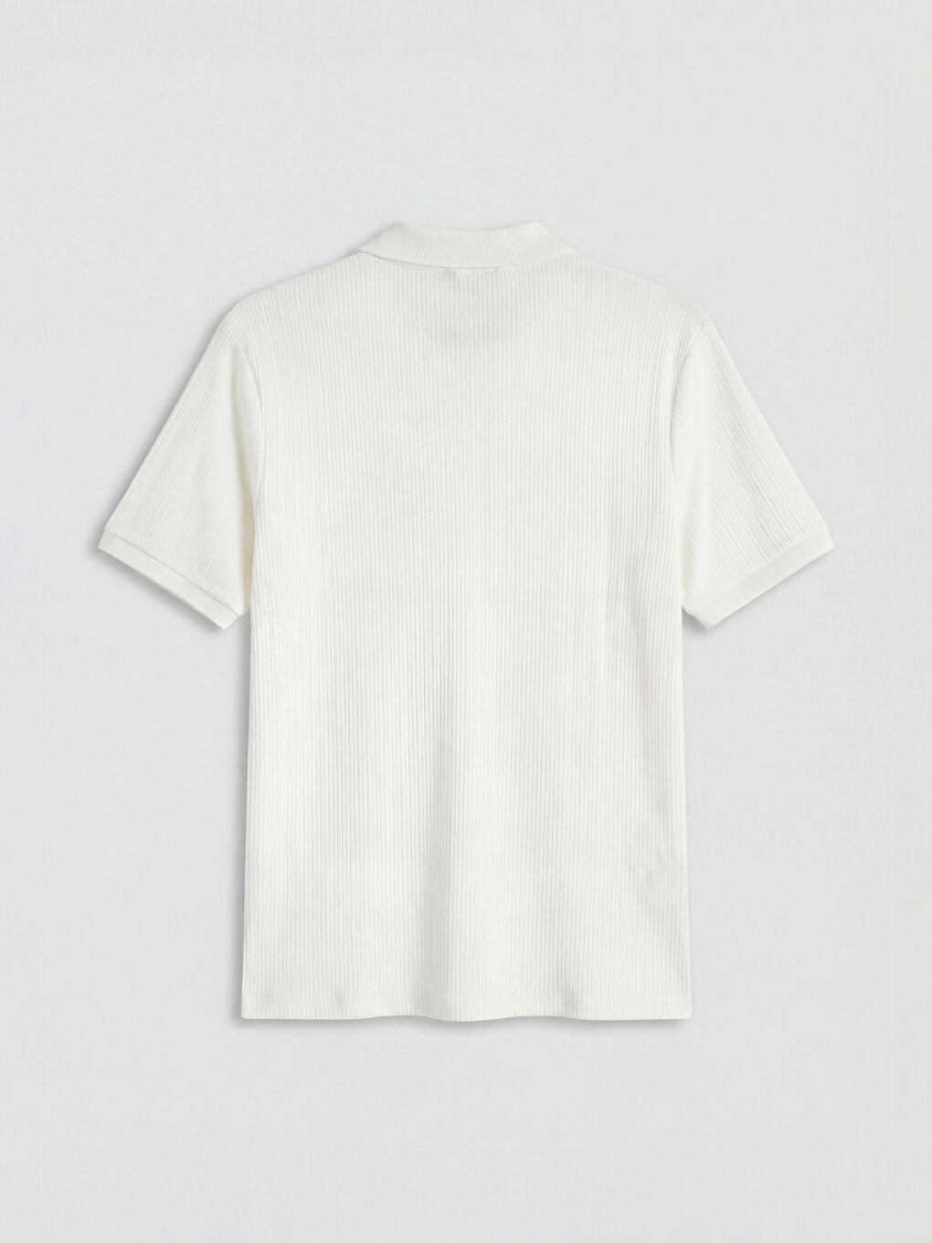 Ekru Polo Yaka Erkek Tişört-1