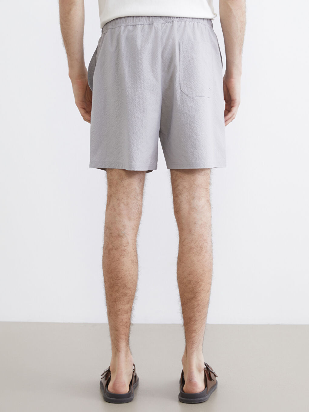 Short Length Men's Swimming Shorts-3