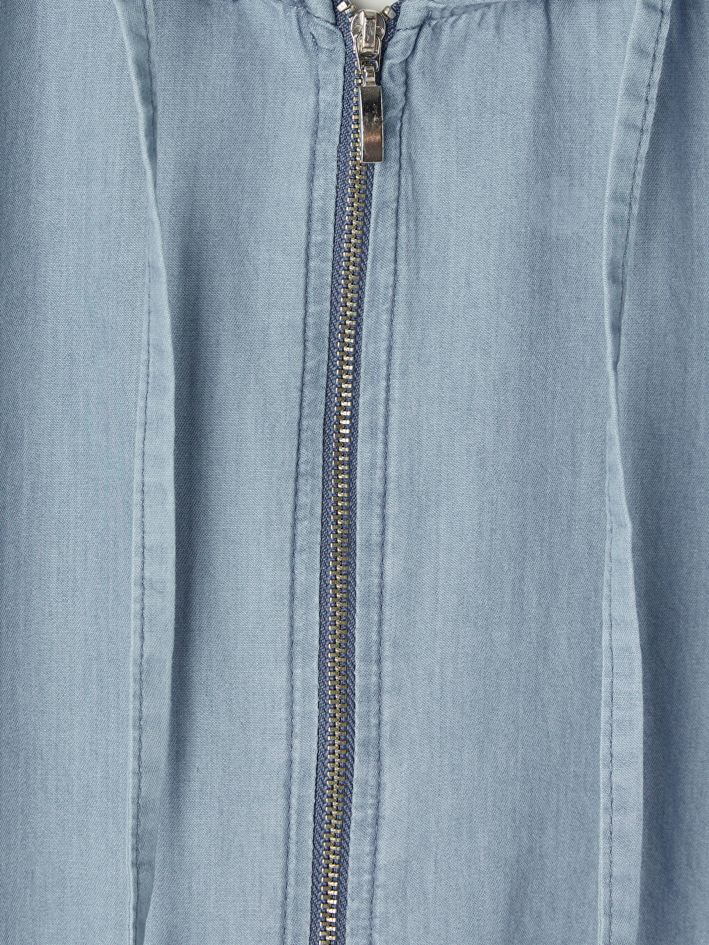Women's Denim Tunic With Hood-10