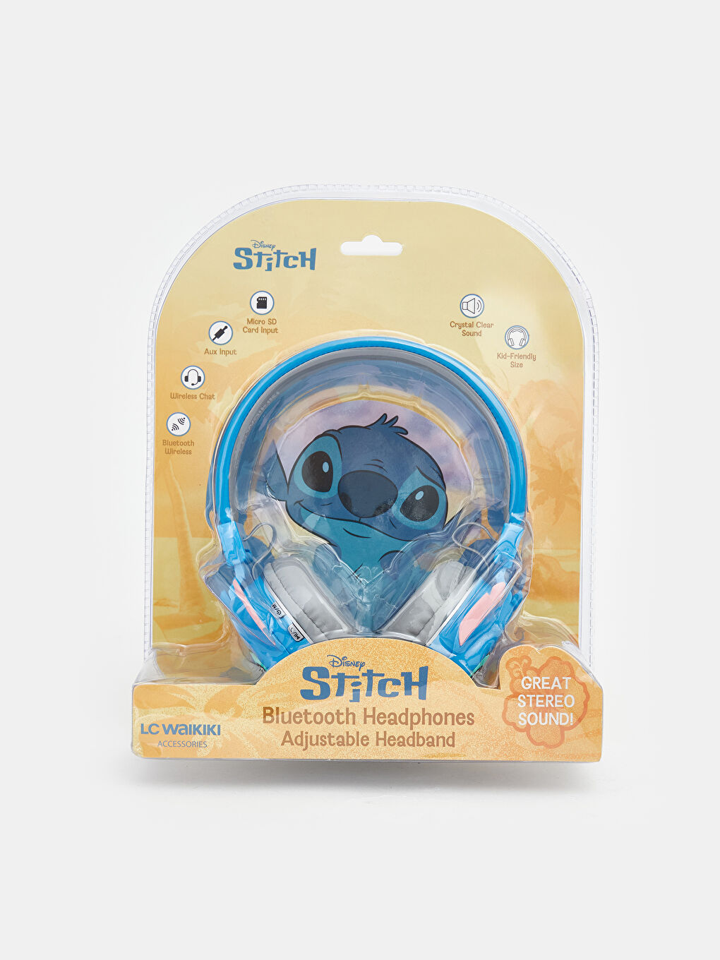 Stitch Baskılı Bluetooth Kulaklık