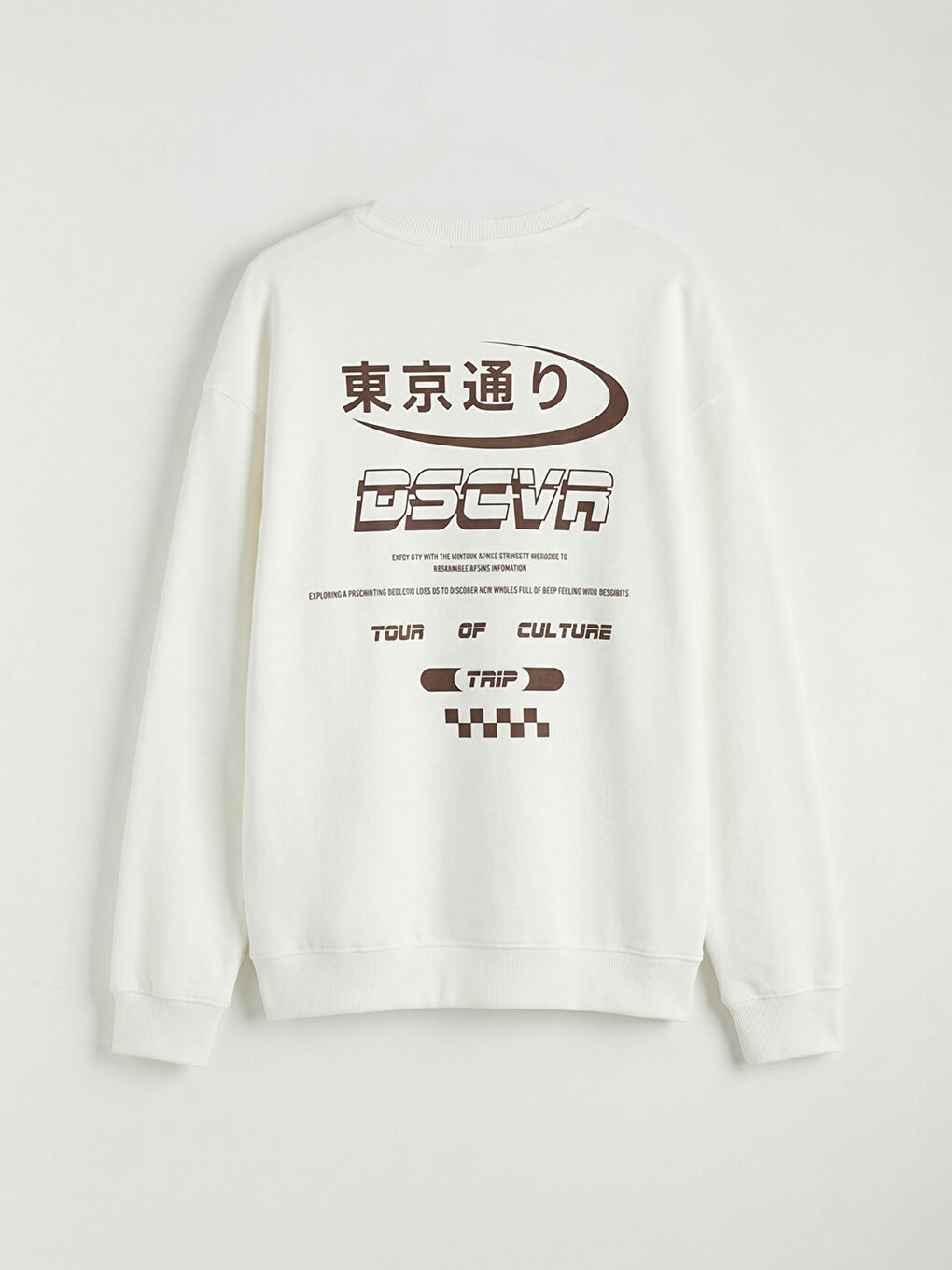 Ekru Baskılı Erkek Çocuk Sweatshirt-2
