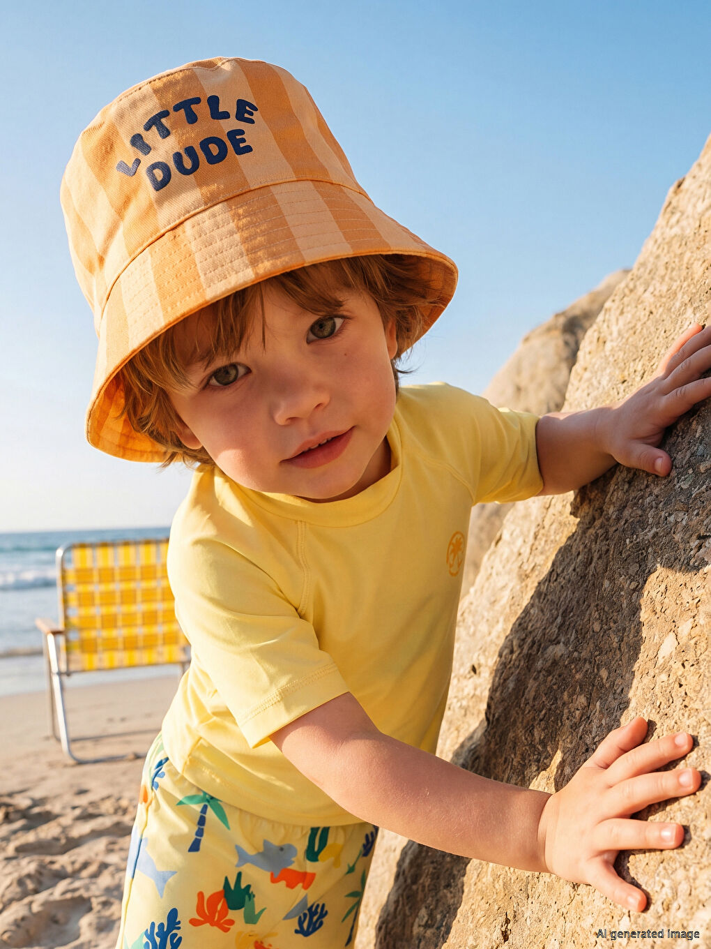 Embroidered Baby Boys' Bucket Hat