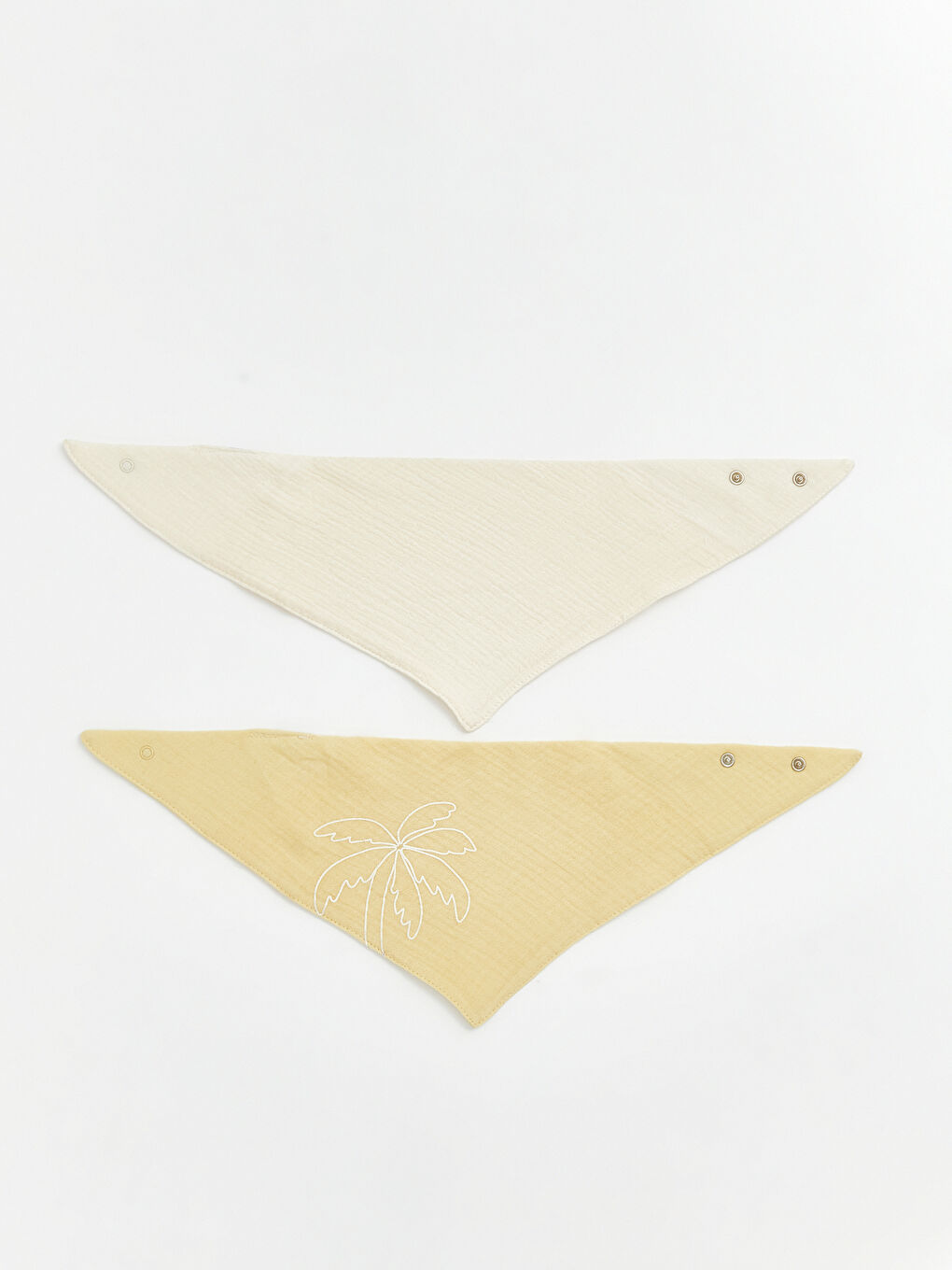 Nakışlı Erkek Bebek Mama Önlüğü 2'li 